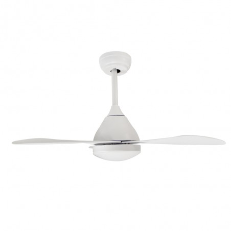 Ventilador de techo LED Cavil Mini Blanco CCT Dim (20W)