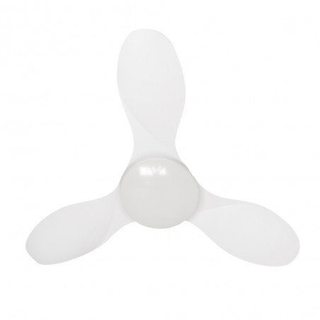 Ventilador de techo LED Cavil Mini Blanco CCT Dim (20W)