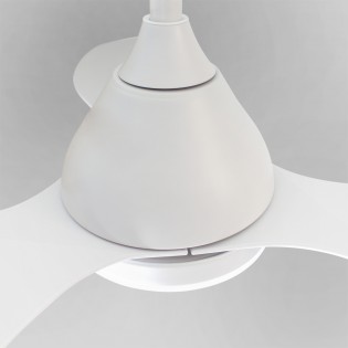 Ventilador de techo LED Cavil Mini Blanco CCT Dim (20W)