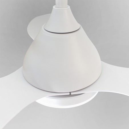 Ventilador de techo LED Cavil Mini Blanco CCT Dim (20W)