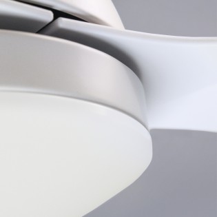 Ventilador de techo LED Cavil Mini Blanco CCT Dim (20W)