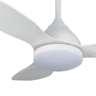 Ventilador de techo LED Cavil Mini Blanco CCT Dim (20W)