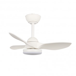 Ventilador LED Cavil Mini S Blanco CCT Dim (20W)