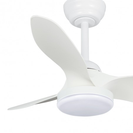 Ventilador LED Cavil Mini S Blanco CCT Dim (20W)