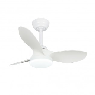 Ventilador LED Cavil Mini S Blanco CCT Dim (20W)