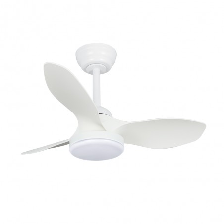 Ventilador LED Cavil Mini S Blanco CCT Dim (20W)