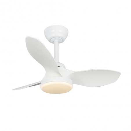 Ventilador LED Cavil Mini S Blanco CCT Dim (20W)