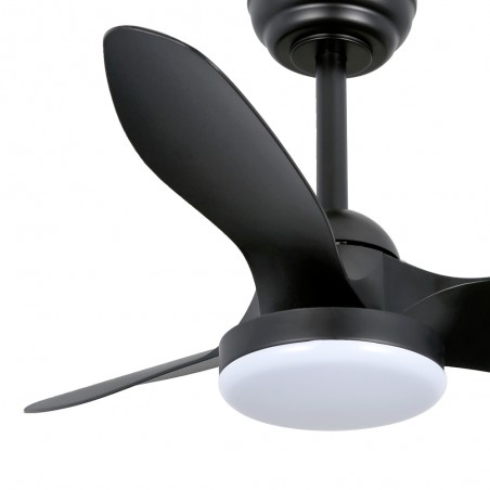 Ventilador LED Cavil Mini S Negro CCT Dim (20W)