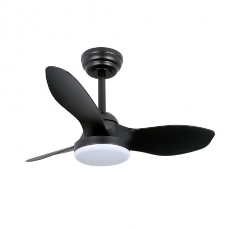 Ventilador LED Cavil Mini S Negro CCT Dim (20W)