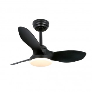 Ventilador LED Cavil Mini S Negro CCT Dim (20W)