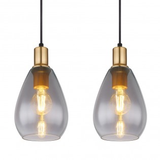 Lámpara colgante lineal Fanni