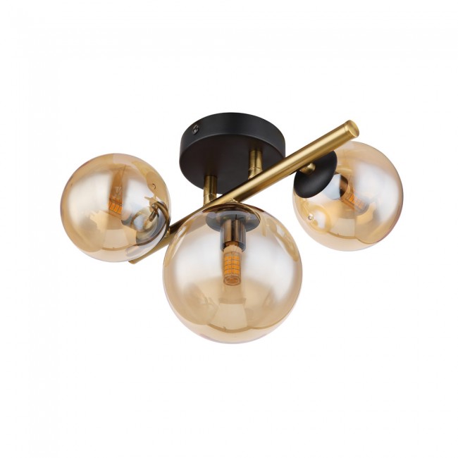 Plafón de techo Riha Ámbar (3 Luces)