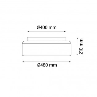 Ventilador de techo LED Alan Move CCT Dim (38W)