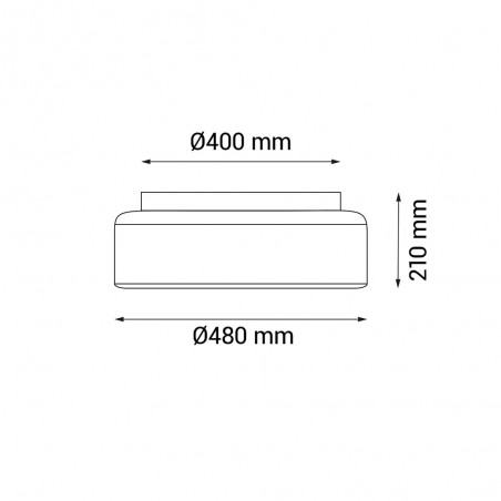 Ventilador de techo LED Alan Move CCT Dim (38W)