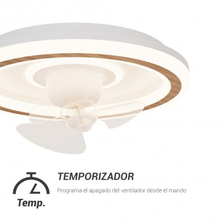 Ventilador de techo LED Alan Move CCT Dim (38W)