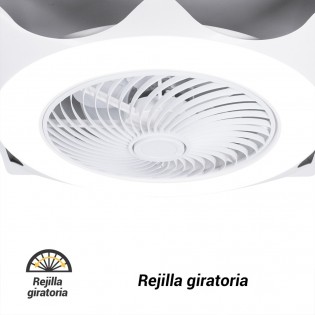 Ventilador LED techo modular UFO Armstrong CCT Dim (44W)