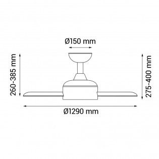 Ventilador de techo Lia