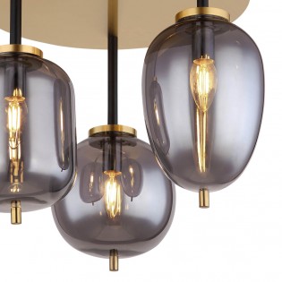 Plafón de techo Blacky (3 Luces)