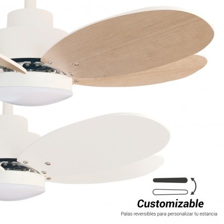 Ventilador de techo LED Rainbow S CCT Dim (18W)