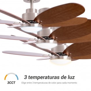 Ventilador de techo LED Rainbow M CCT Dim (18W)