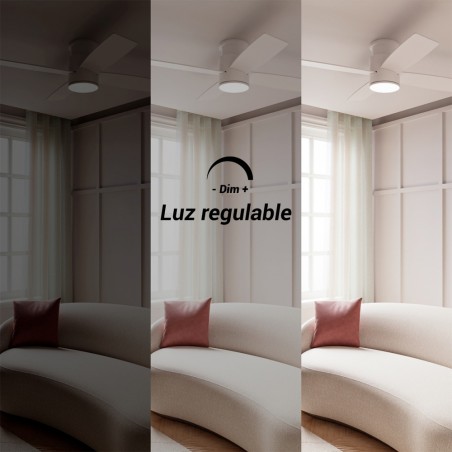 Ventilador de techo LED Taro CCT Dim (24W)