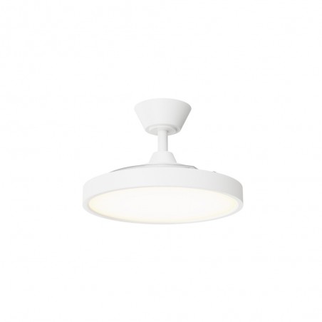 Ventilador LED aspas retráctiles Bombay Estilo S CCT Dim (24W)