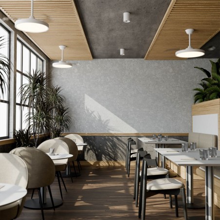 Ventilador LED aspas retráctiles Bombay Estilo S CCT Dim (24W)