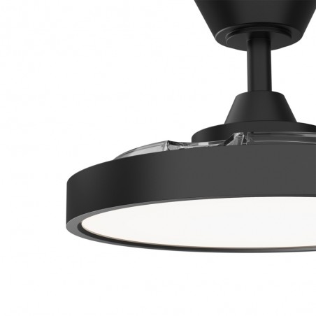 Ventilador LED aspas retráctiles Bombay Estilo M CCT Dim (36W)