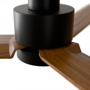 Ventilador de techo Anne Negro+Madera
