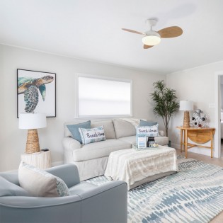 Ventilador de techo LED Bise CCT (24W)