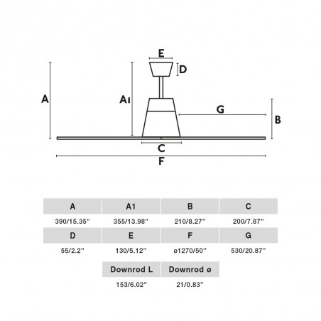 Ventilador de techo LED Typhoon II (16W)