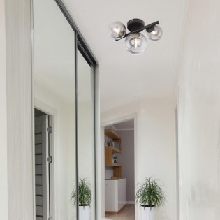 Plafón de techo Riha Fumé