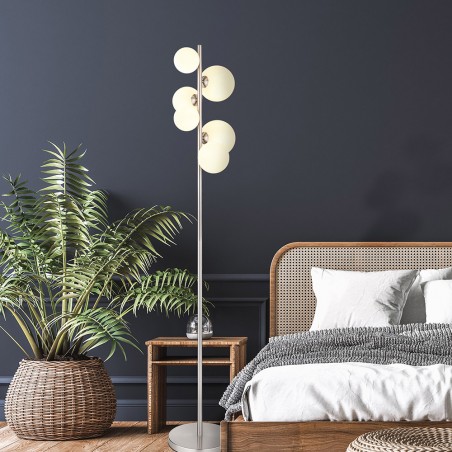 Lámpara de pie Riha Opal (6 Luces)