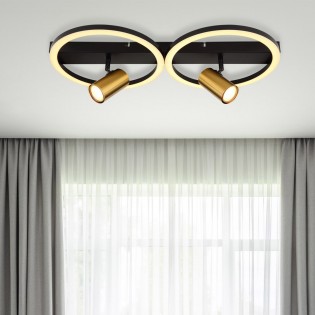 Aplique de pared LED Marrie...