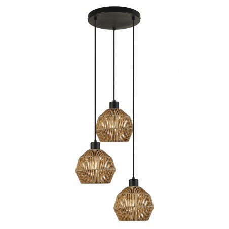 Lámpara colgante Krabi (3 luces)