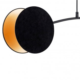 Lámpara de techo Letiva Negro (2 luces)