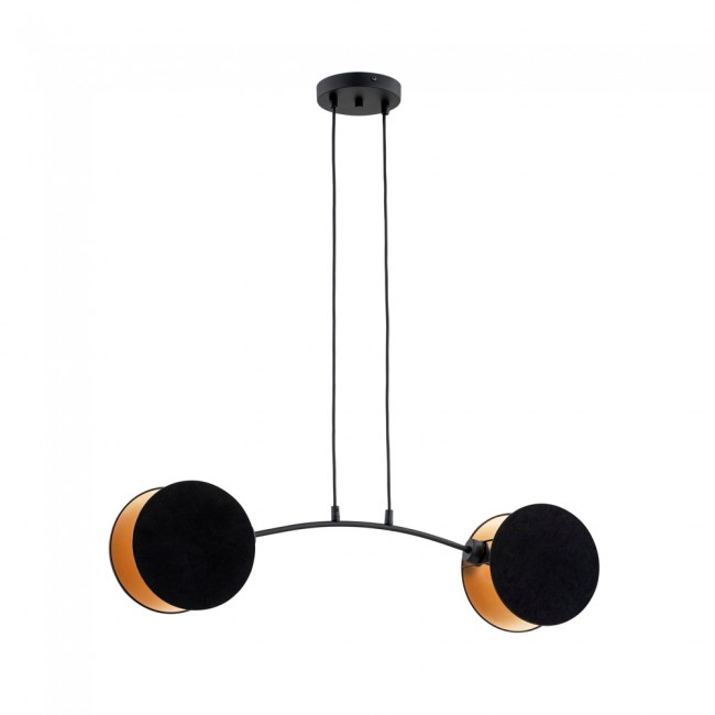 Lámpara de techo Letiva Negro (2 luces)