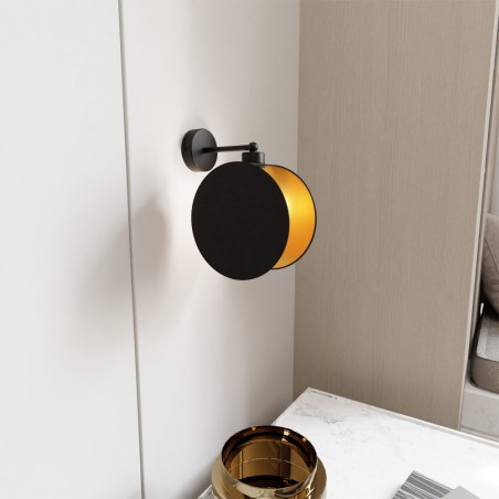 Aplique de pared Letiva Negro