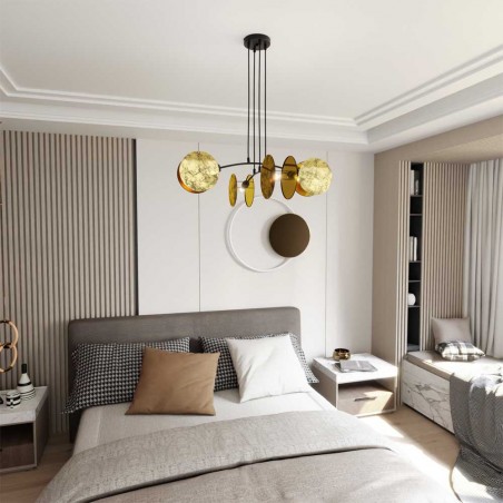 Lámpara de techo Letiva (4 luces)