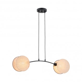 Lámpara de techo Letiva Natural (2 luces)