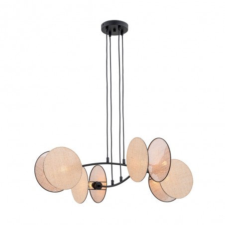 Lámpara de techo Letiva Natural (4 luces)