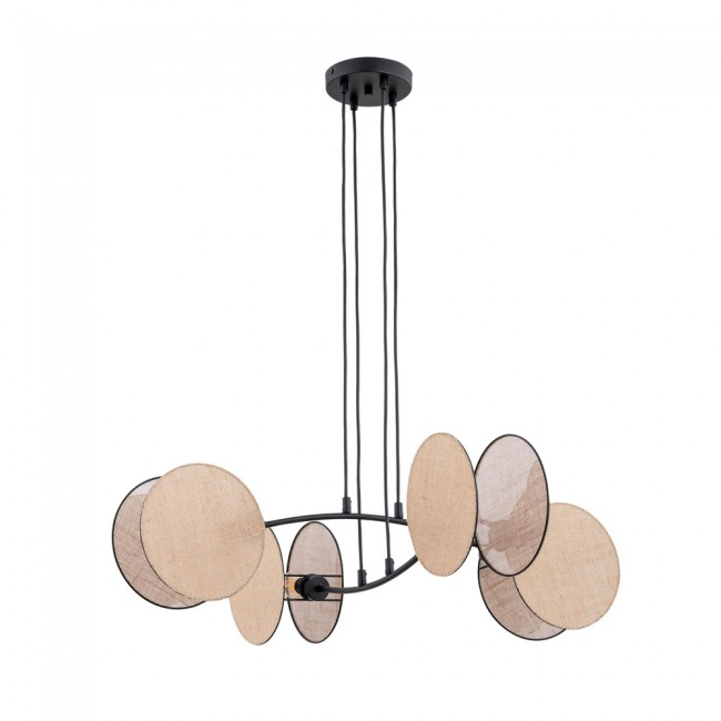 Lámpara de techo Letiva Natural (4 luces)