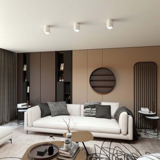 Foco de techo Valeno Blanco