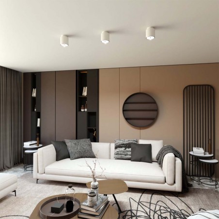 Foco de techo Valeno Blanco