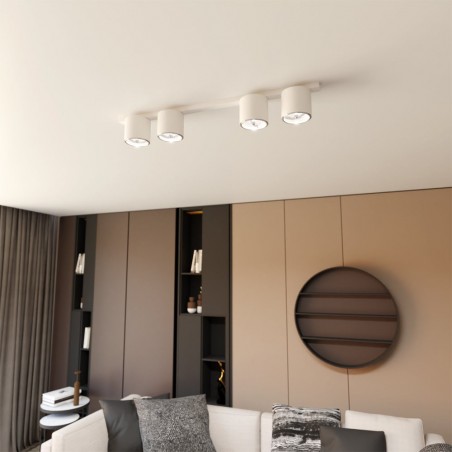 Regleta de techo Valeno Blanco (4 luces)