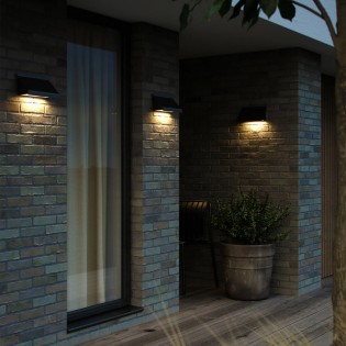 Aplique de pared exterior...