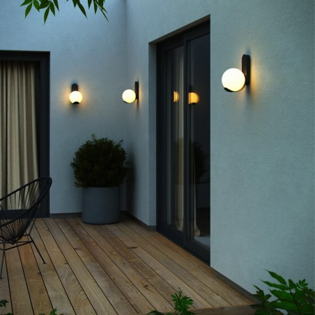 Aplique de pared exterior Dalius