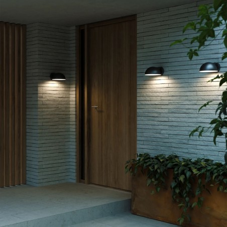Aplique de pared exterior Clarso