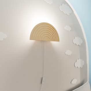 Aplique de pared infantil Arcoiris