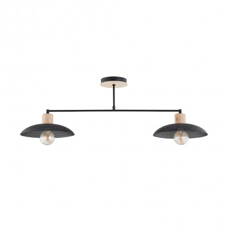 Lámpara de techo Briana Negro (2 luces)